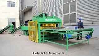 DF10-10 Interlocking brick machine for making pavers