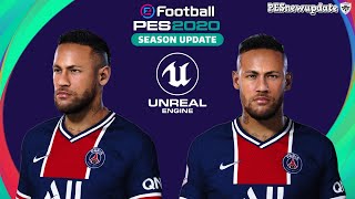 PES 2020 Faces Neymar Jr by Valentinlgs10