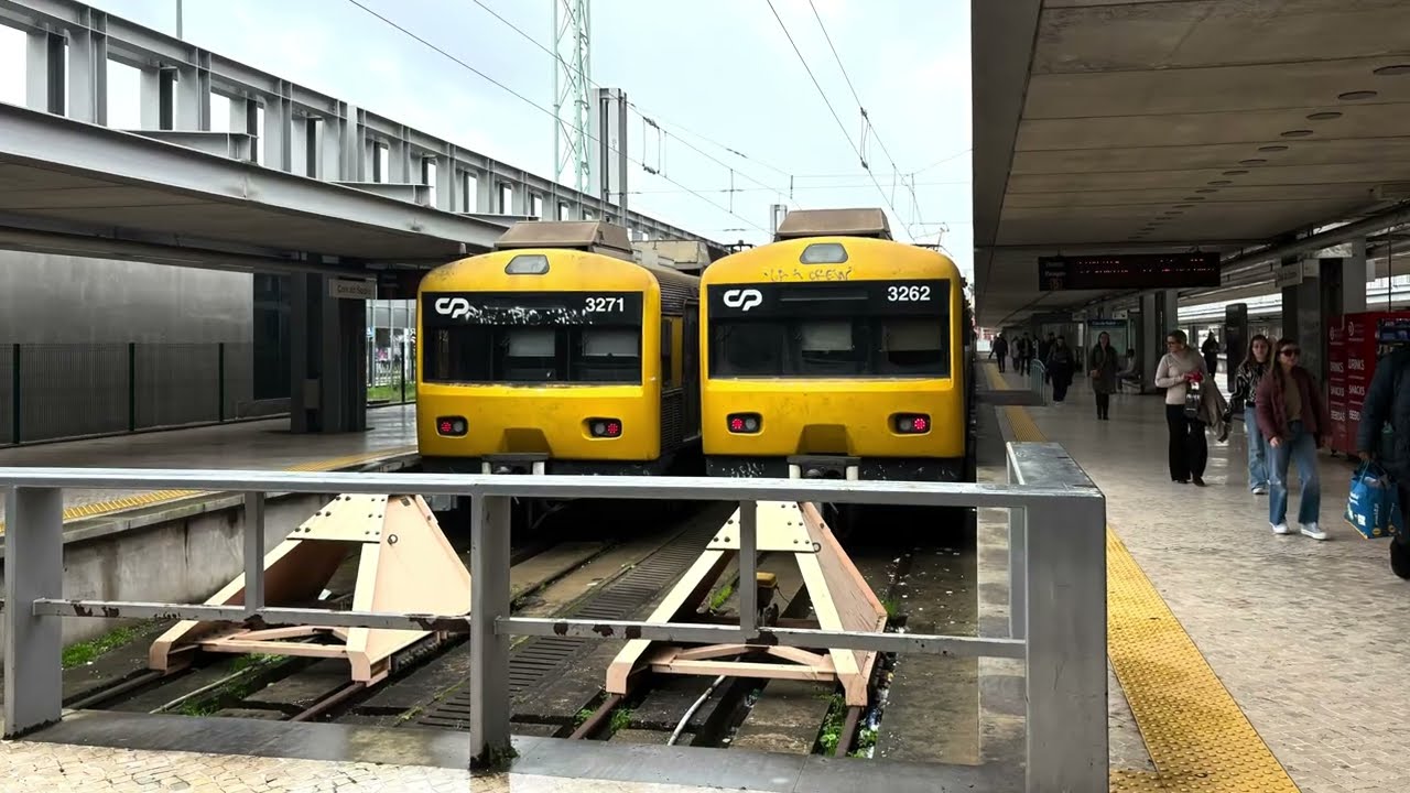 Portugal 187 Lisbon - Train riding｜from Cais do Sodré｜to small town Cascais ①