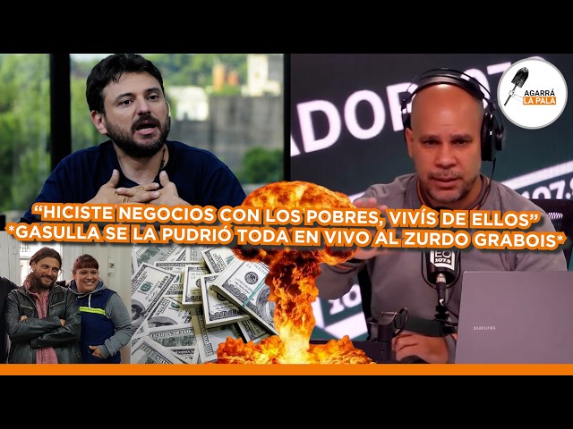 GASULLA SE LA PUDRIÓ TODA EN VIVO AL ZURDO GRABOIS Y EXPLOTÓ: "HICISTE NEGOCIOS CON LOS POBRES"