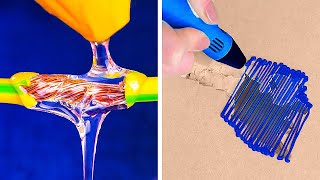 REPAIR WITH 3D PEN and GLUE GUN || Useful Home Tips
