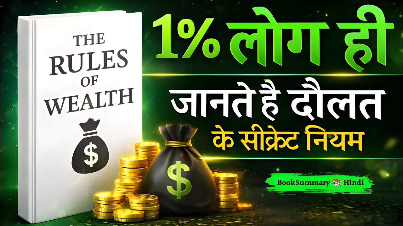 1% लोग ही जानते हैं अमीर बनने के ये सीक्रेट नियम | The Rules of Wealth Book Summary in Hindi