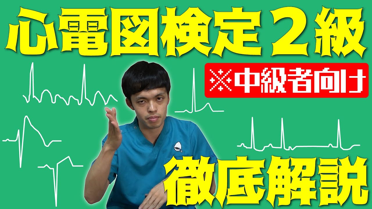 中級者向け】心電図検定2級の全てを語ります。 - YouTube