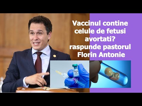 Vaccinul contine celule de fetuși avortați? raspunde pastorul Florin Antonie (Aboneaza-te te rog)