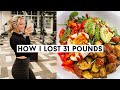 WHAT I EAT IN A DAY TO LOSE WEIGHT (how i've lost 30+ pounds in 3 months!)