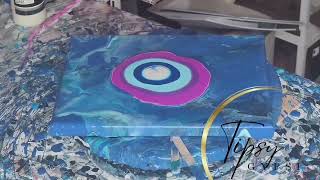 Fluid Art playtime Pillow Paint recipe experiment