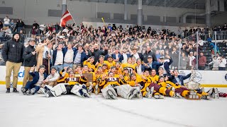 Hockey team wins second straight state title