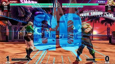 KOF XV | Krohnen & Shermie & Maxima 💥 Vanessa & Andy & Leona | CPU vs CPU AI vs AI