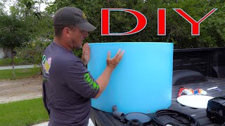 DIY {building a portable LIVE BAIT WELL} for my Truck and Boat