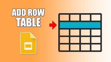 How to add another row to a table in google slides