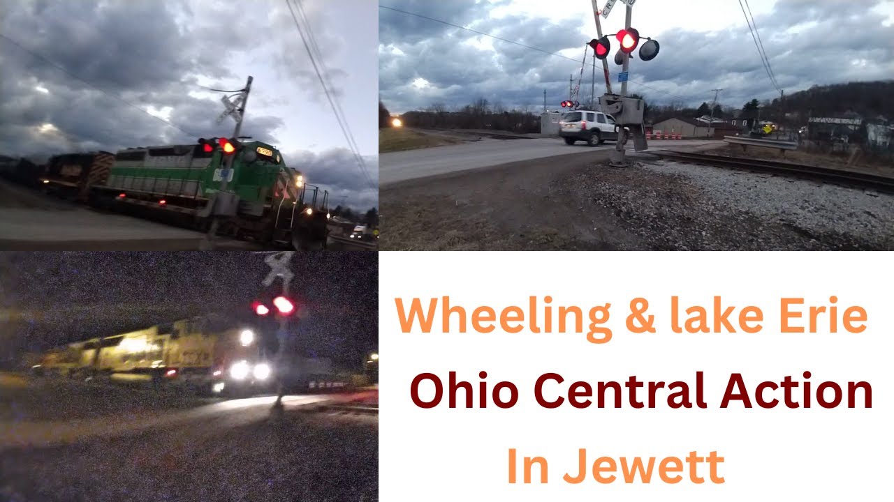 Wheeling & Lake Erie and Ohio Central action in Jewett YouTube
