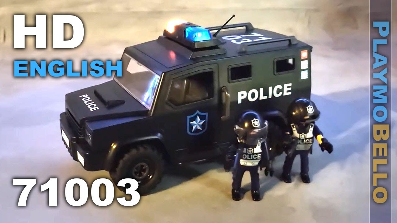 2022) 71003 Police Tactical Vehicle, Police Truck, Playmobil