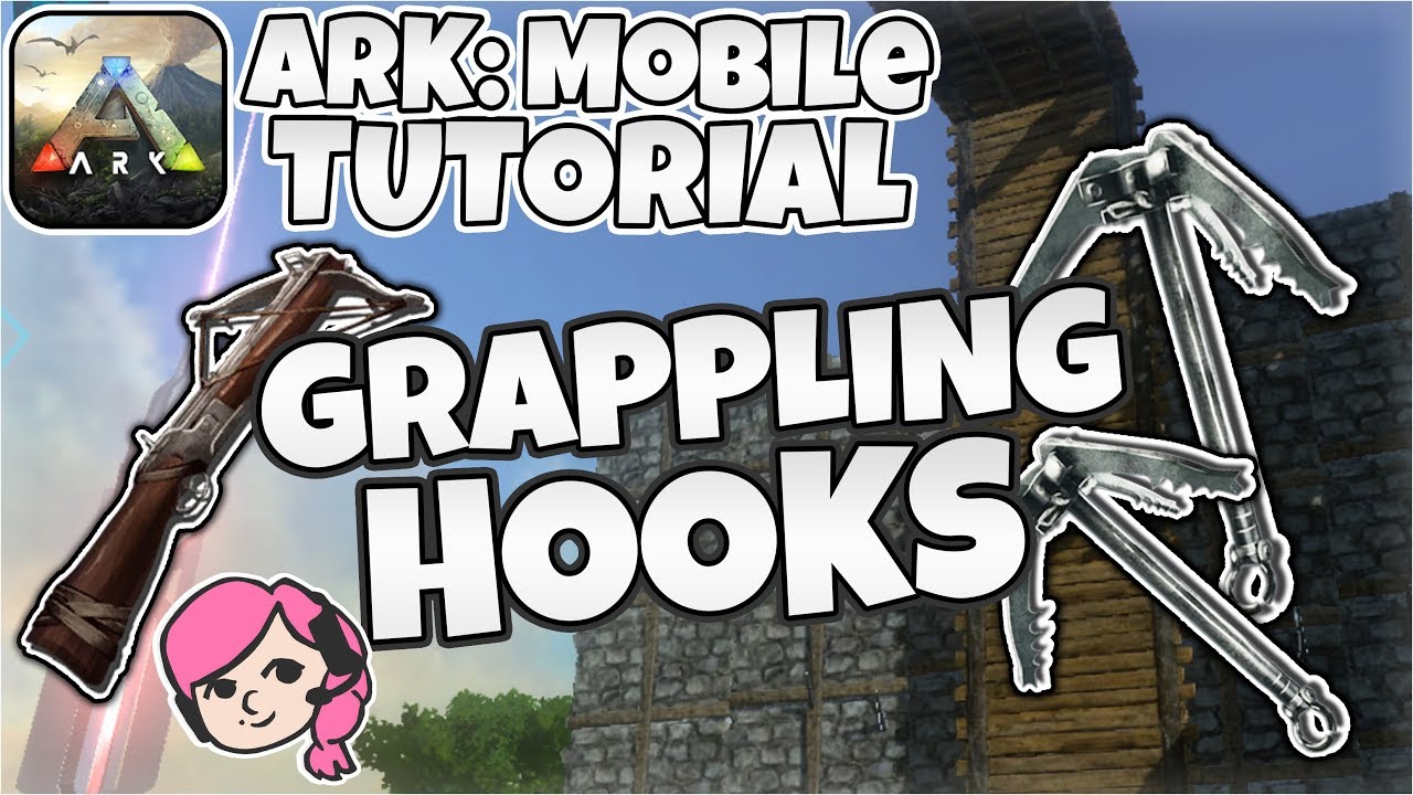 HOW TO USE GRAPPLING HOOKS IN ARK: MOBILE!