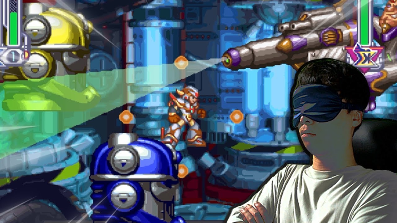 [메가맨X4] 최종보스 눈가리고 노히트 클리어 도전 2일차 다시보기