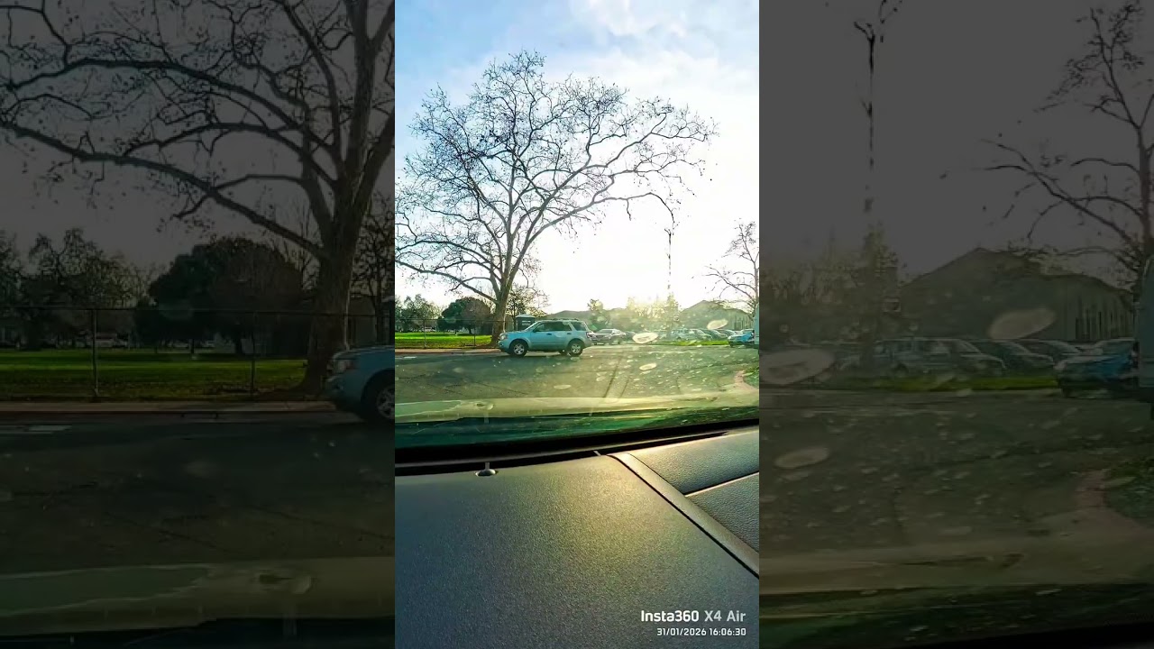 USING MY INSTA  360 x4 AIR AS A DASH CAM!!!!!