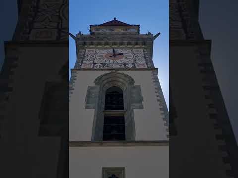 красивейший бой часов на ратуше Пассау