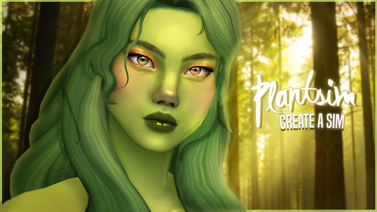 The Sims 4 Plantsim 🌱 Cas And Lookbook Full Cc List Youtube