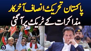 PTI finally back on track for talks - Aaj News