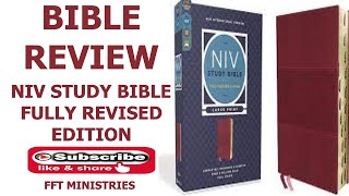 *BIBLE REVIEW* NIV  STUDY BIBLE FULLY REVISED EDITION