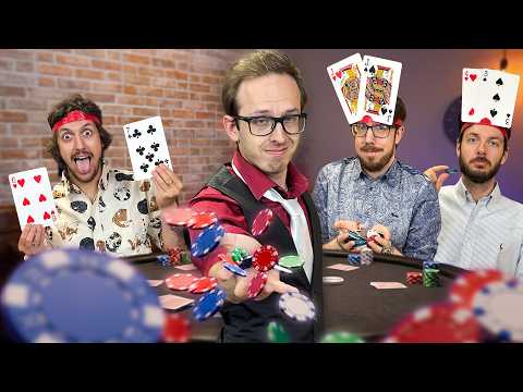BLIND POKER! Who Knows How to Bluff Better? @iNoobChannel @bertra