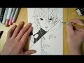 鬼滅の刃「宇髄天元」描いてみた!原作とアニメ Drawing Kimetsu No Yaiba Demon Slayer