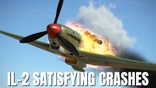 Satisfying Airplane Crashes, Risky Bailouts & More! V239 | IL-2 Sturmovik Flight Simulator Crashes