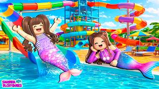 ENCONTREI E VIREI SEREIA NESSE PARQUE AQUÁTICO DO ROBLOX!!