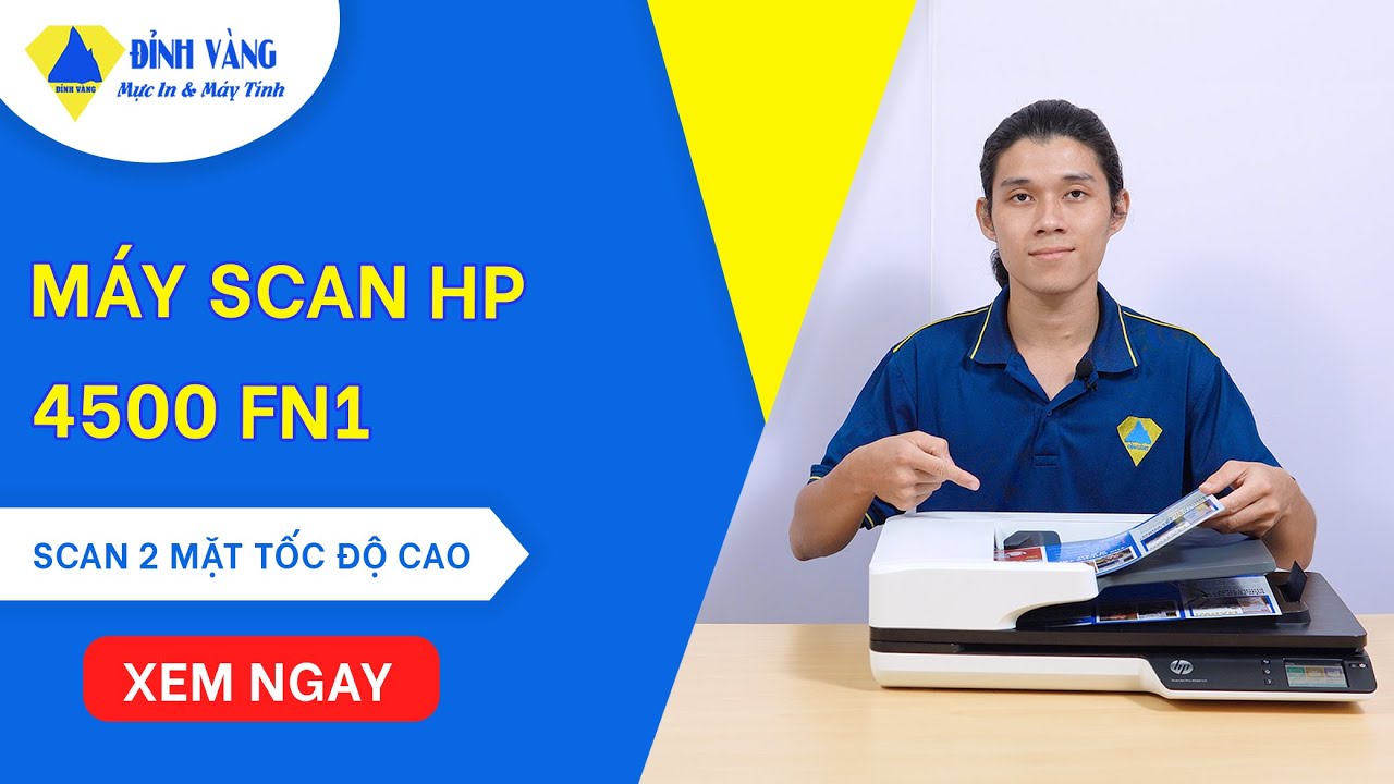 Máy scan HP ScanJet Pro 4500 fn1 - Sự lựa chọn tối ưu cho doanh nghiệp của bạn