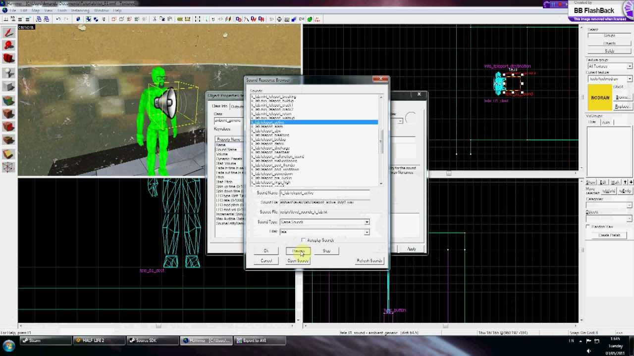 Source SDK Tutorial 06 - Creating a 1 Way Teleport With Sound - YouTube