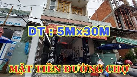 Bán nhà ngay chợ Thuận An Bỉnh Dương. DT : 5M×30M. 1 Trệt 1 Lầu 5 phòng trọ.