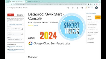 [2024] Dataproc: Qwik Start - Console || #qwiklabs || #GSP103 ||  [With Explanation🗣️]