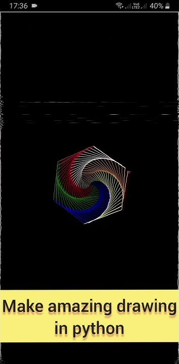 How to make creative drawing in python🤔🤔 #shorts - YouTube
