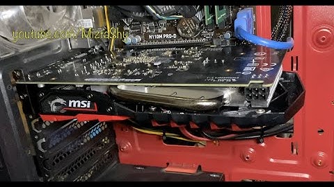 how to install graphics card that needs power 6 pin plug