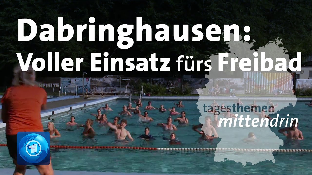 Dabringhausen: Voller Einsatz fürs Freibad | tagesthemen mittendrin