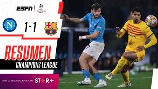 Thumbnail for ¡LA IDA TERMINÓ EN EMPATE EN EL DAM! | Napoli 1-1 Barcelona | RESUMEN