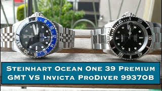 Steinhart Ocean 39 Premium GMT VS Invicta ProDiver 9937