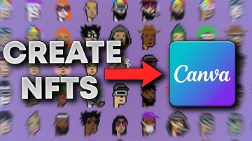 How To Create NFT with Canva! FREE ! Easy Tutorial 2022