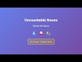 Uncountable Nouns Explained | English Grammar Basics for Beginners