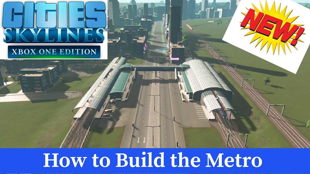 How to build the Metro Subway (Cities: Skylines 2021 Tutorial ) 
