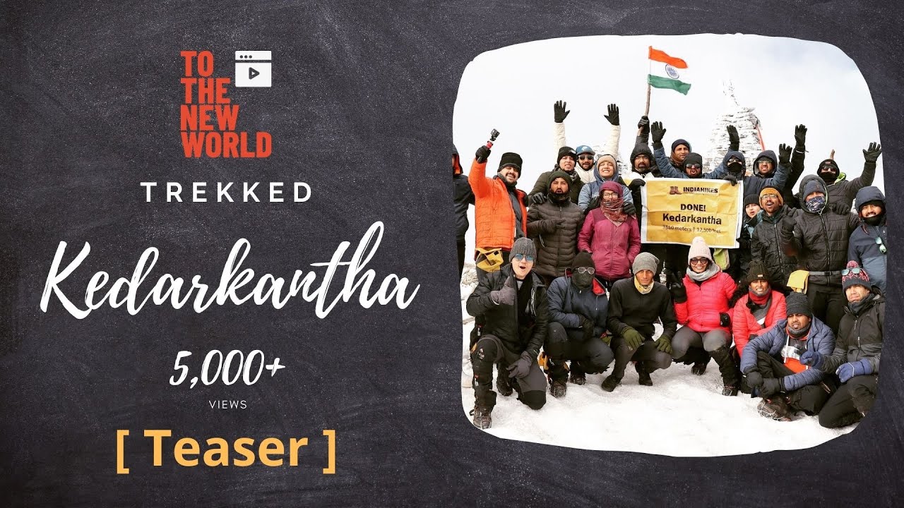 Teaser - Kedarkantha Trek - Winters 2021 | 12,500 ft altitude | Uttarakhand | To The New World | 🏕️