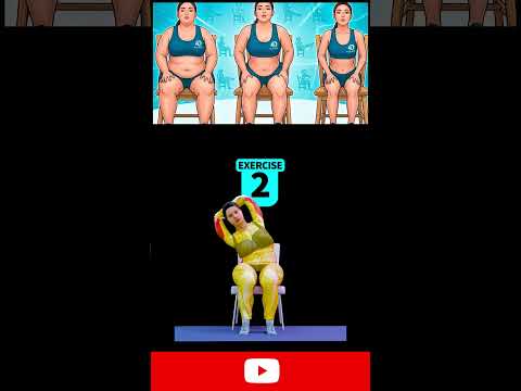 Chair Workout For Beginners No Floor No Standing No Jumping-P2