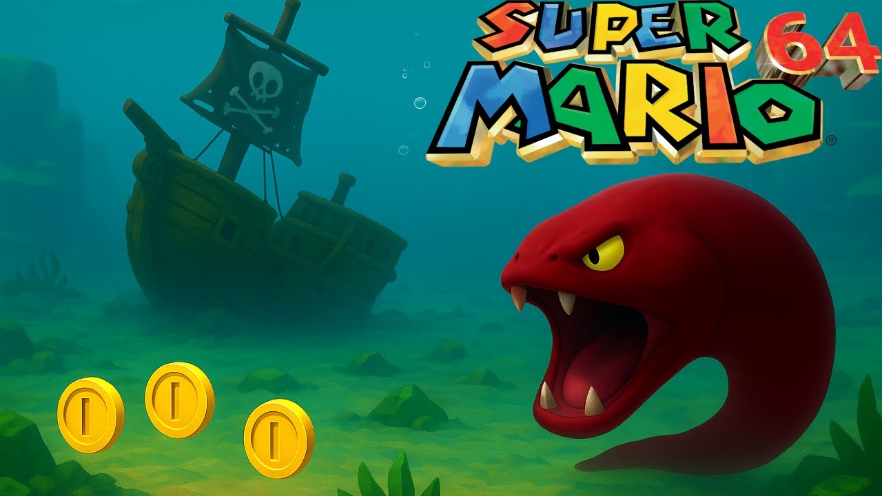 Schnelles Geld in Piratenbucht Panik - Super Mario 64 Part 7 - YouTube