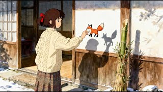 Winter Sun & Shadow Puppets 🎍 Cozy Morning in Japan (Ghibli ASMR) screenshot 5