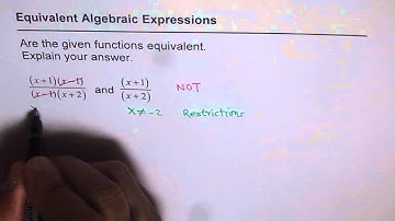 31 Equivalent Algebraic Expressions