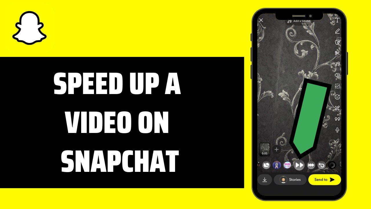Snapchat Speed Filter How To Speed Up A Video On Snapchat - YouTube