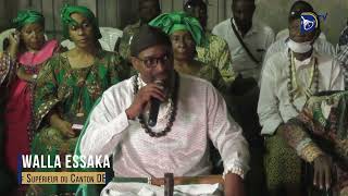 VISITE DE TRAVAIL DE KING DEIDO DANS LES VILLAGES DE SON CANTON