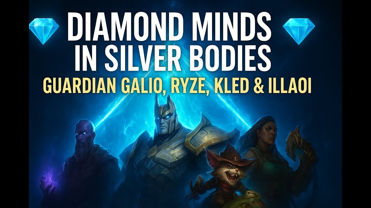 💎 Silver Player vs the World 💎 | Guardian Galio, Ryze, Kled & XinZhao