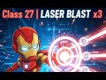 Class 27: Iron Man Laser Blaster | Hand Laser Flash 3 Times |  Easy LED Project
