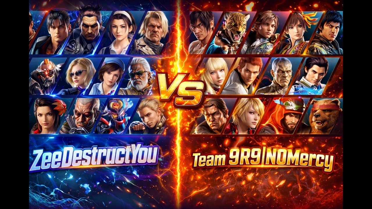 ZeeDestructYOU VS Team 9R9 | NOmercy l  Ep 247🔥😈