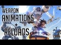 OVERWATCH - ALL WEAPON ANIMATIONS with RELOADS - Blizzard